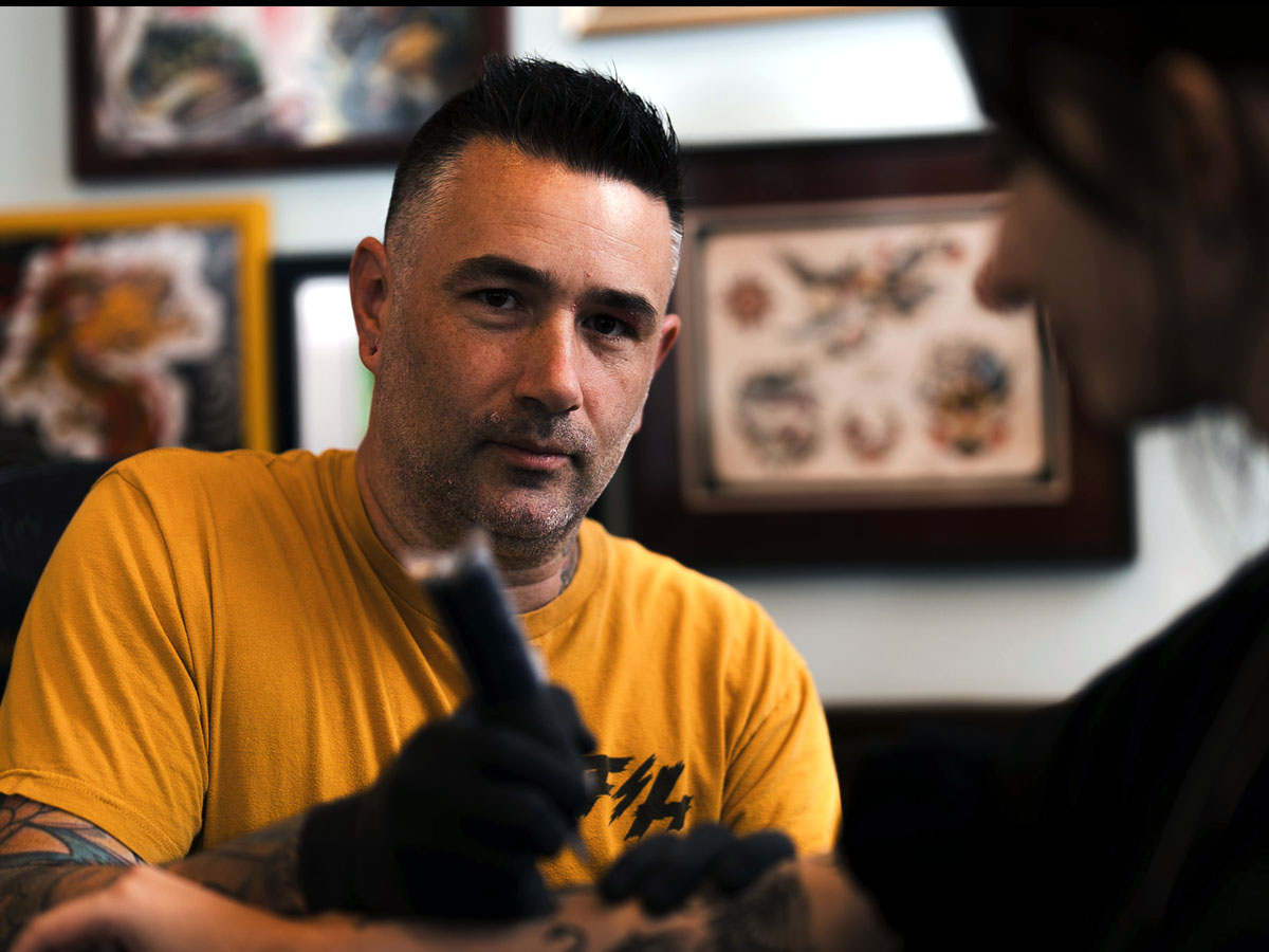 Brian Bennett Japanese tattoo artist working at Ink and Dagger Roswell Georgia Atlanta